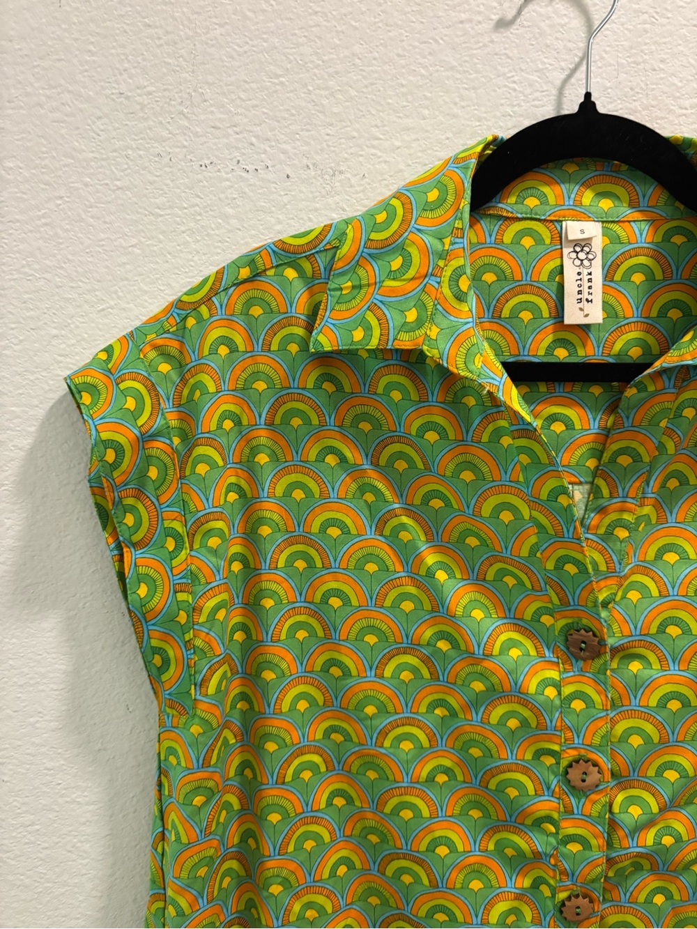 UNCLE FRANK LIME OVER THE RAINBOW DRESS, size S - Picture 4 of 8